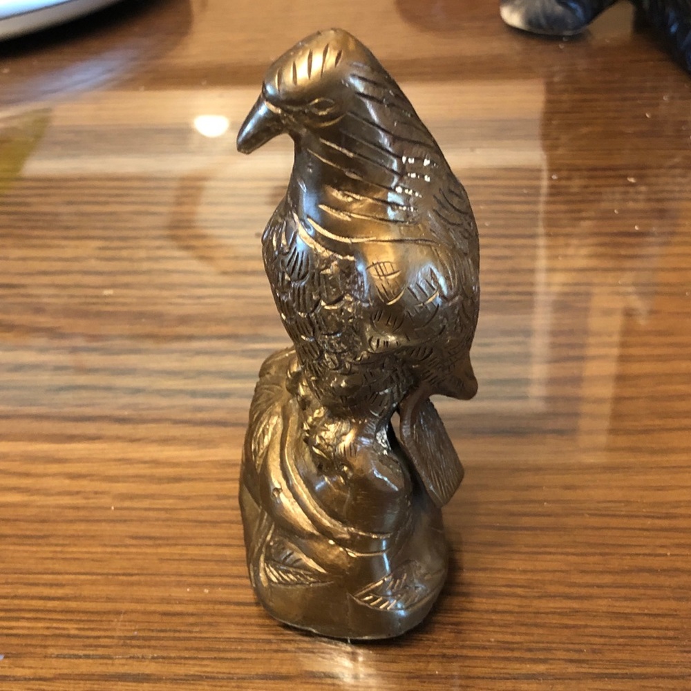 Chinese Fengshui Brass King of Birds